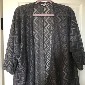 Lularoe Lace Lindsey Cardigan